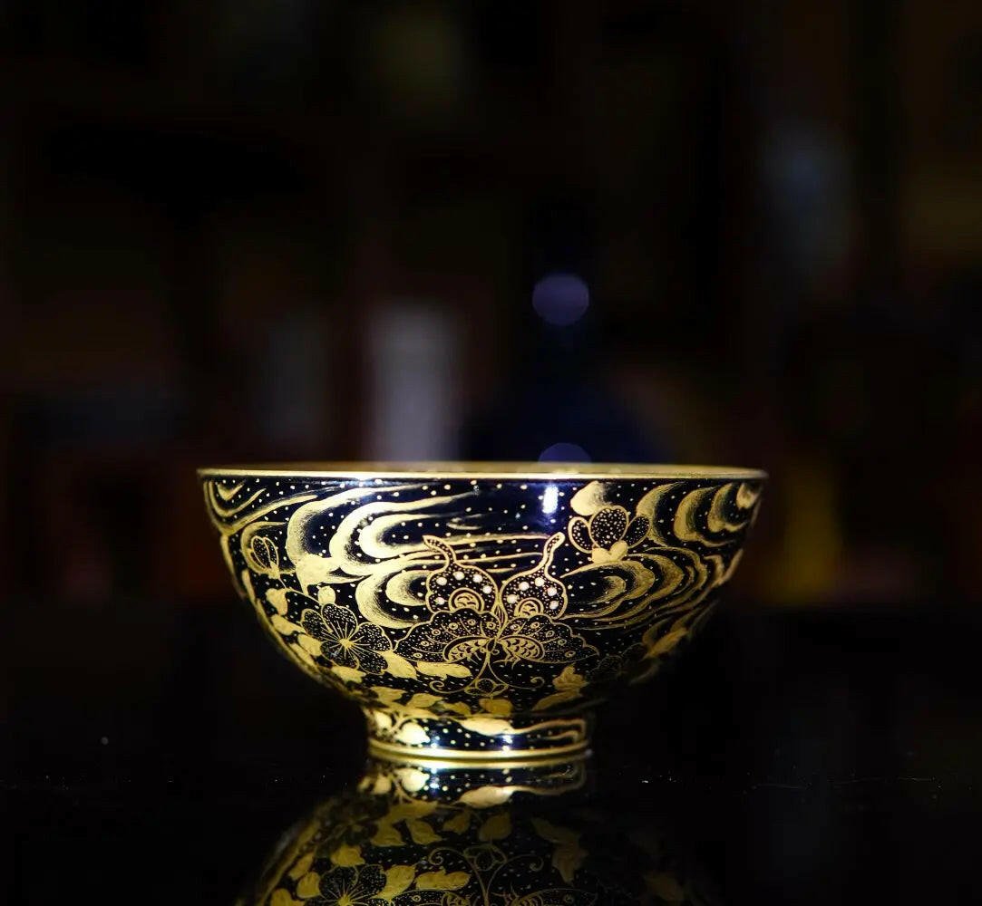 Dui Jin Die Lian Hua - Jing De Zhen Porcelain Teacup - zycs_China - tea - teapot