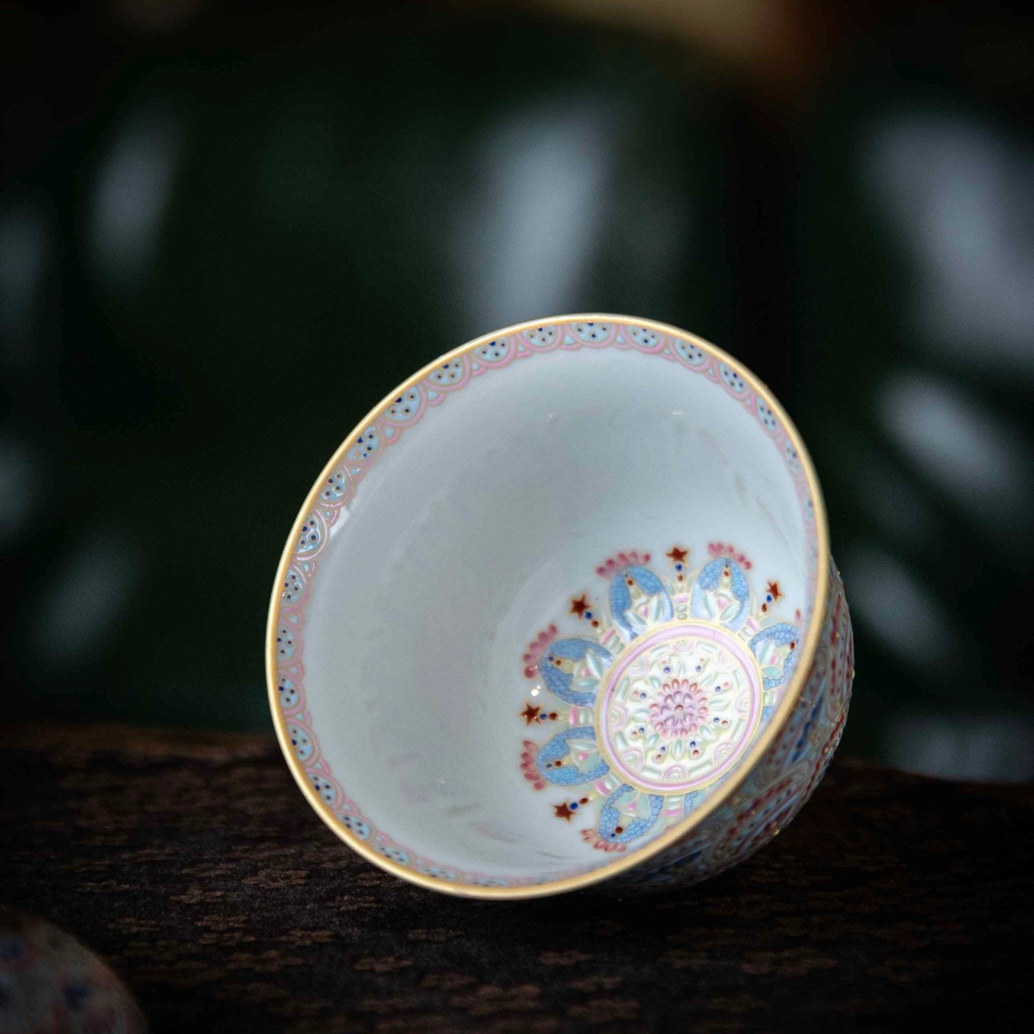 Dun Huang 150cc - Jing De Zhen Porcelain Gaiwan - zycs_China