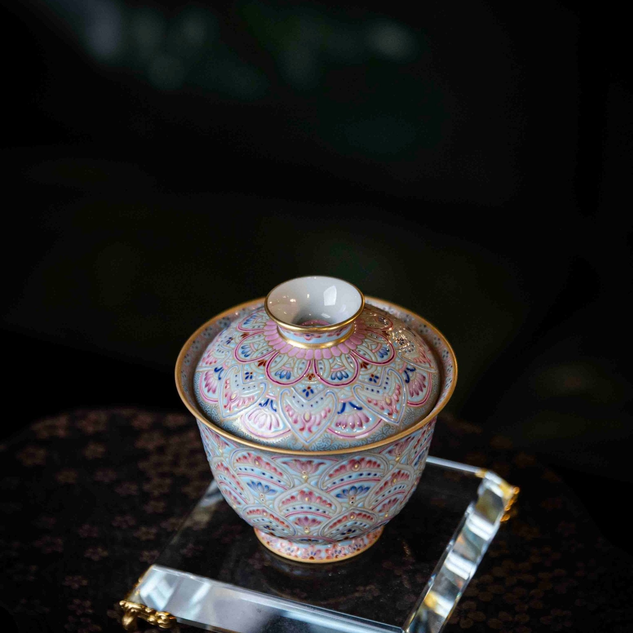 Dun Huang 150cc - Jing De Zhen Porcelain Gaiwan - zycs_China