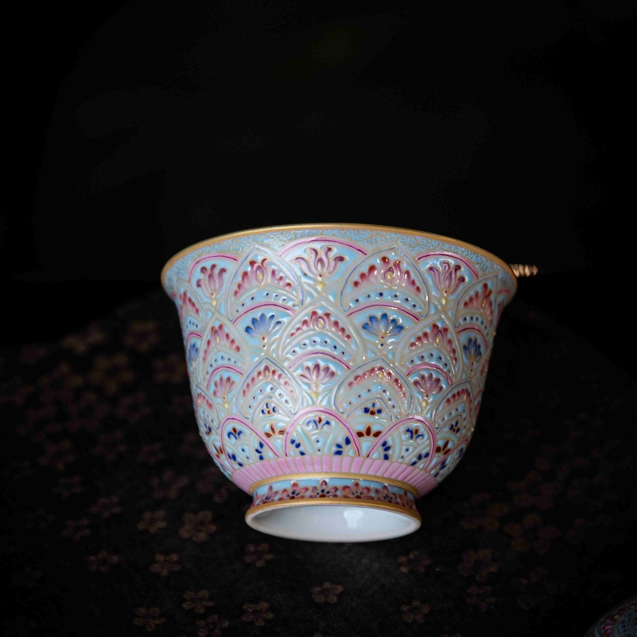 Dun Huang 150cc - Jing De Zhen Porcelain Gaiwan - zycs_China