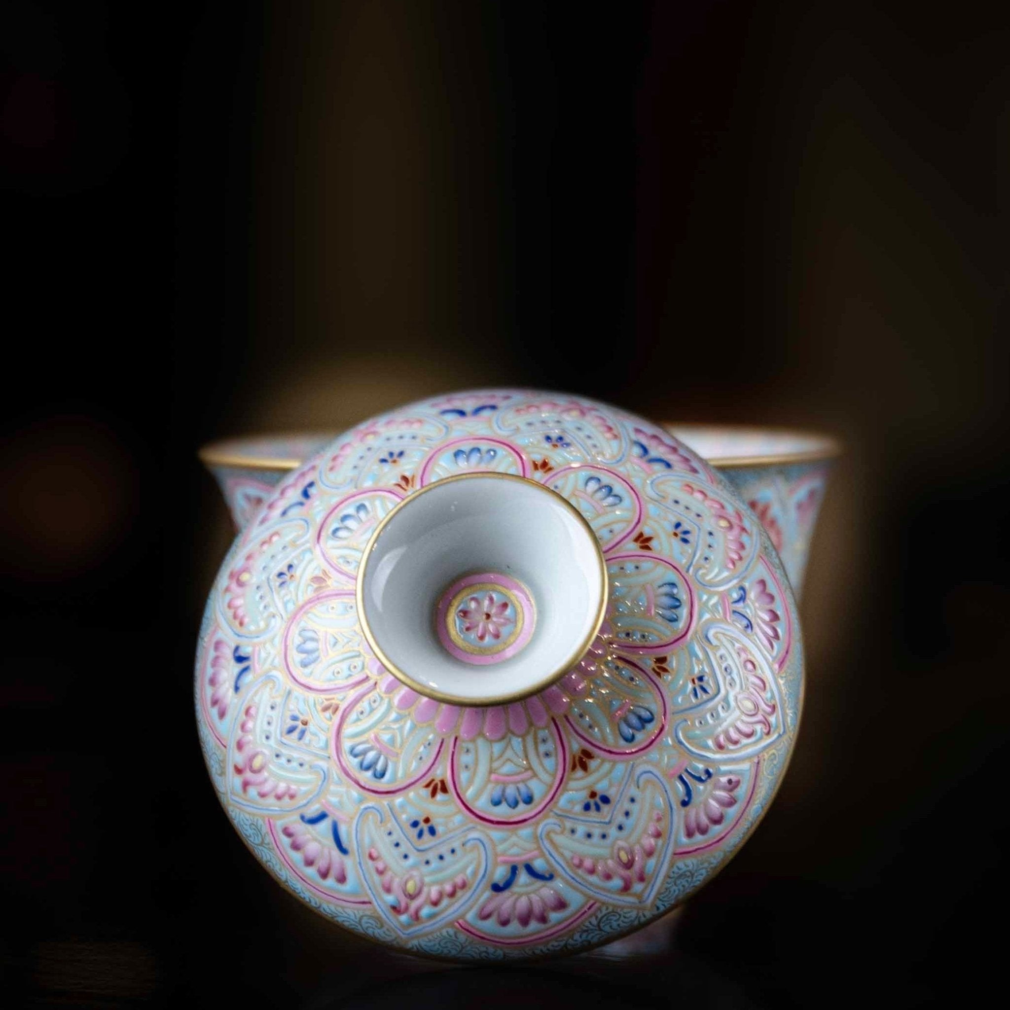 Dun Huang 150cc - Jing De Zhen Porcelain Gaiwan - zycs_China