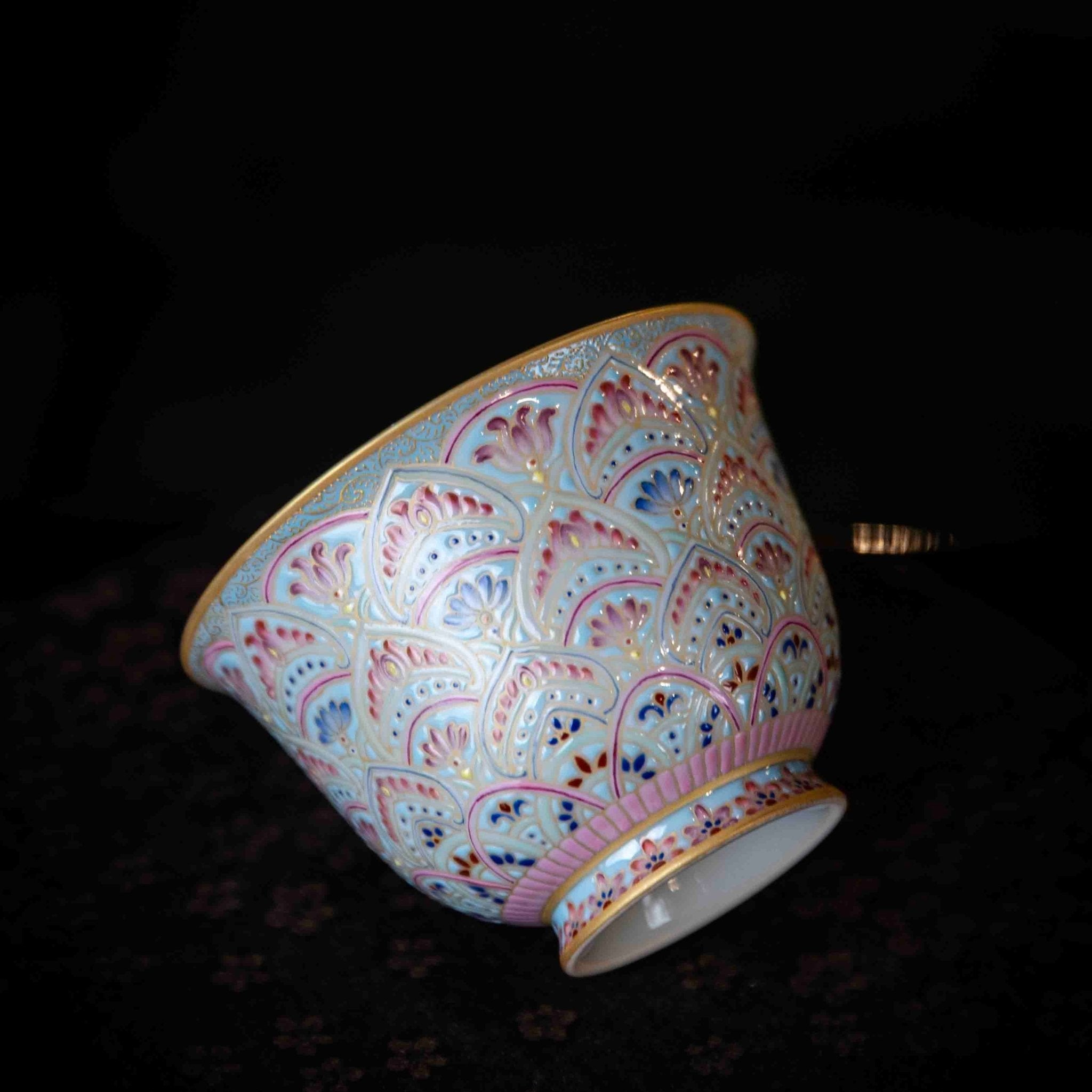 Dun Huang 150cc - Jing De Zhen Porcelain Gaiwan - zycs_China