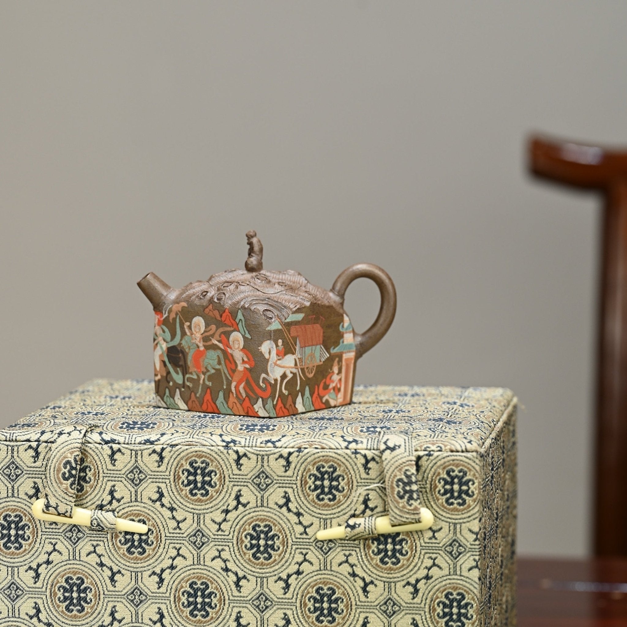 Dun Huang Fang Yun 150cc - Yixing Handmade Teapot - zycs_China - tea - teapot