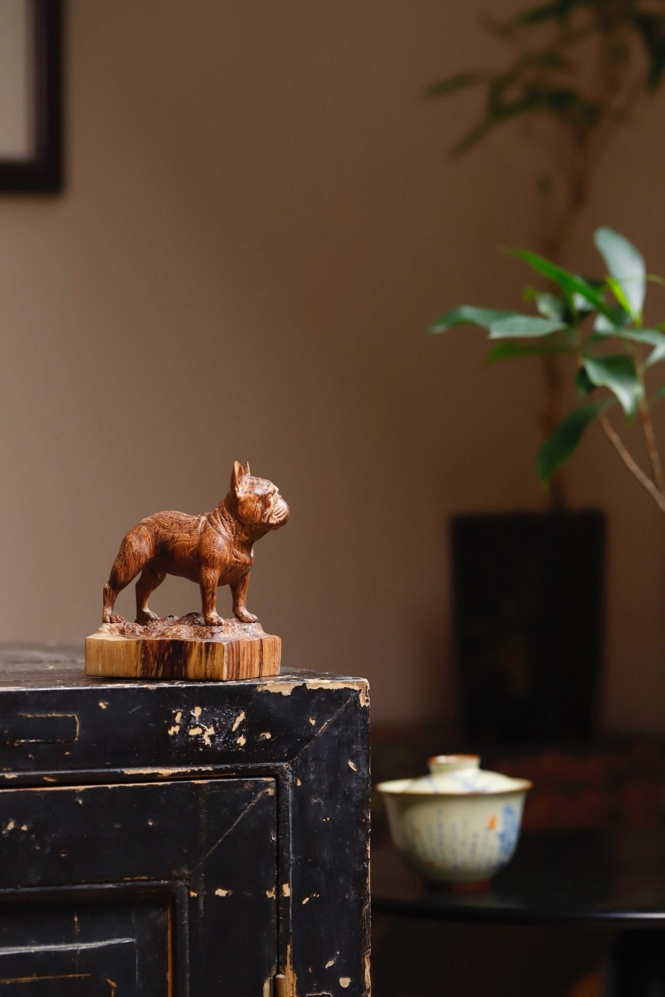 Fa Dou - Wood Sculpture - zycs_China