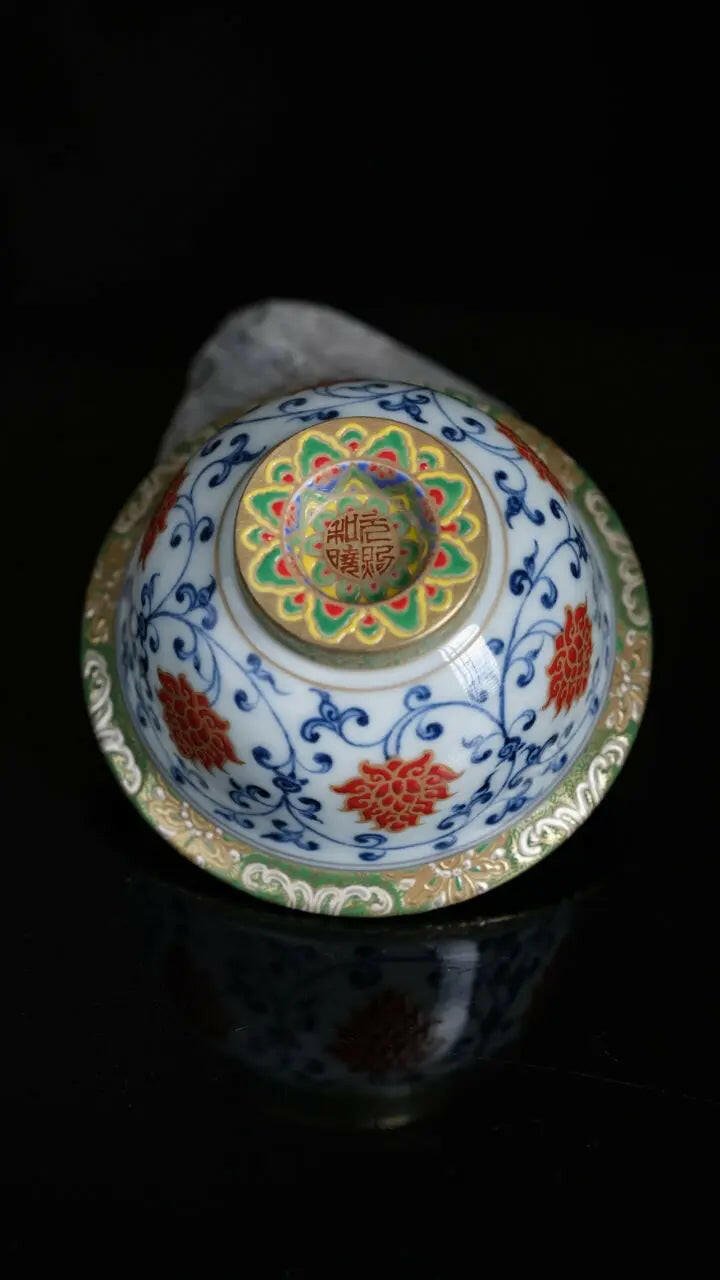 Fa Lang Cai Chan Zhi Lian - Jing De Zhen Handmade Teacup - zycs_China - tea - teapot