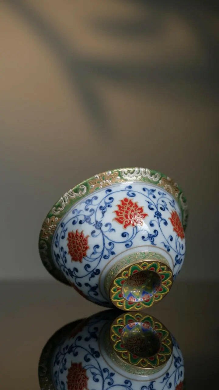 Fa Lang Cai Chan Zhi Lian - Jing De Zhen Handmade Teacup - zycs_China - tea - teapot