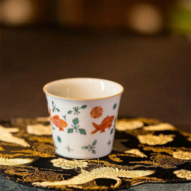 Fan Hong Yu Zao - Jing De Zhen Porcelain Teacup - zycs_China - tea - teapot
