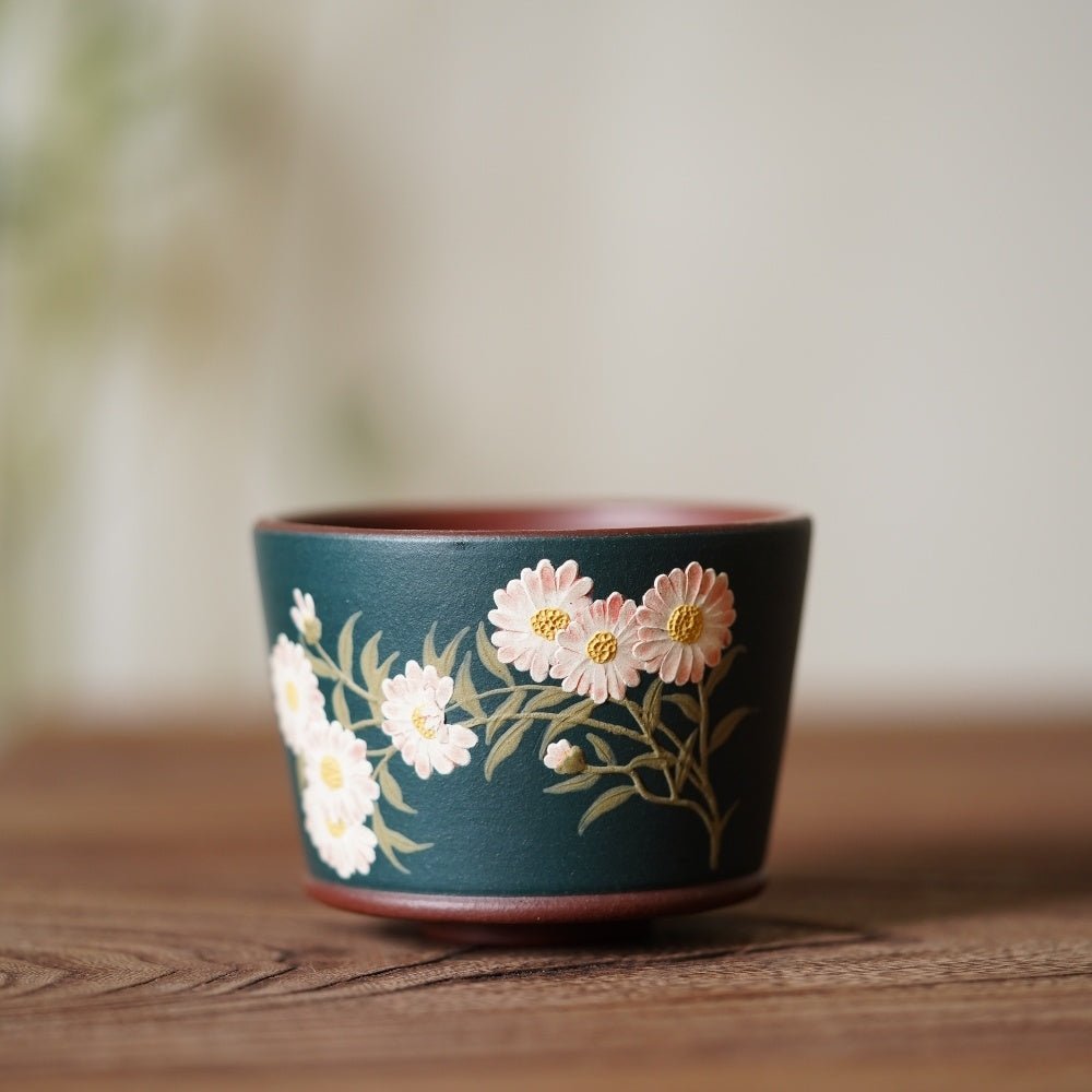 Fan Hua 120cc - Yixing Handmade Teacup - zycs_China