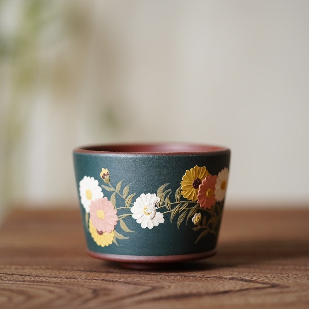 Fan Hua 120cc - Yixing Handmade Teacup - zycs_China
