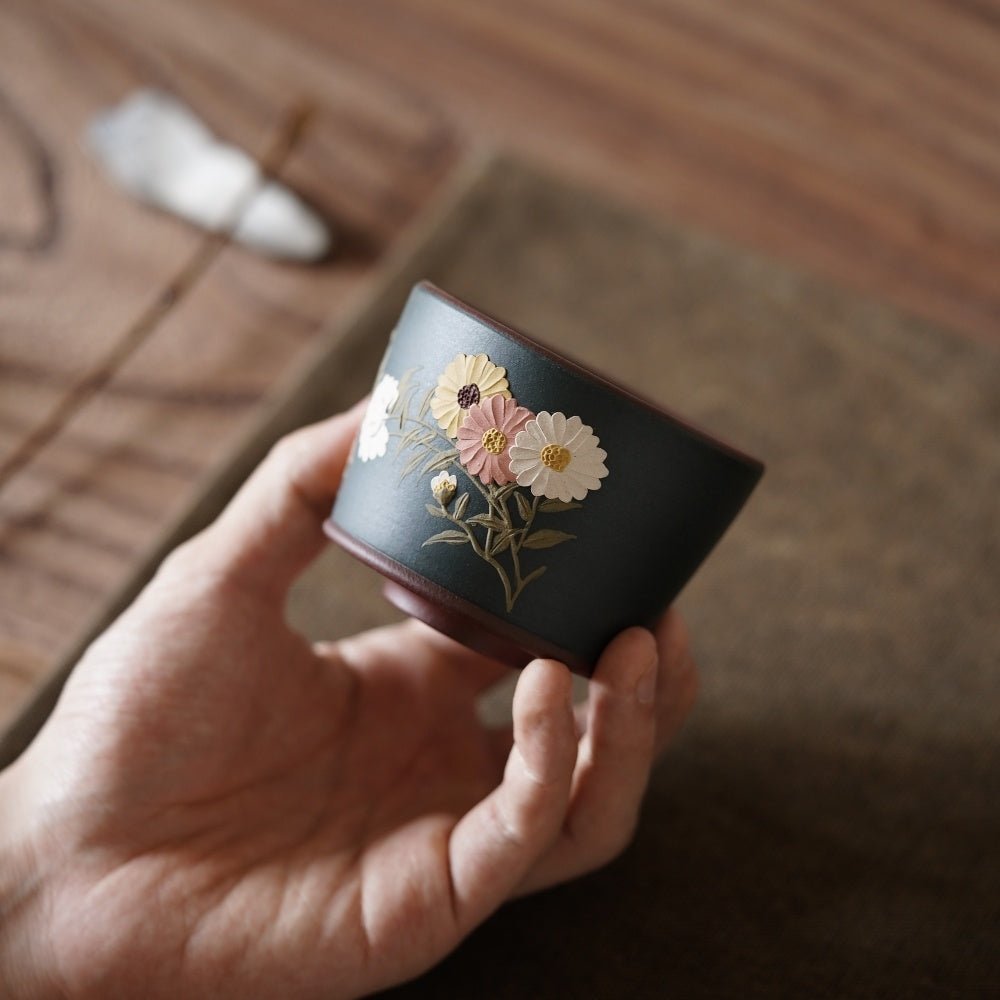 Fan Hua 120cc - Yixing Handmade Teacup - zycs_China