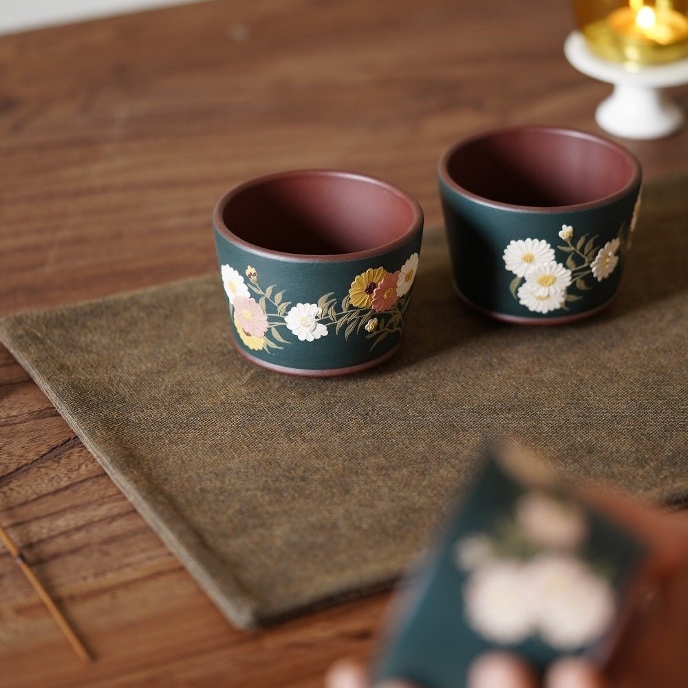 Fan Hua 120cc - Yixing Handmade Teacup - zycs_China