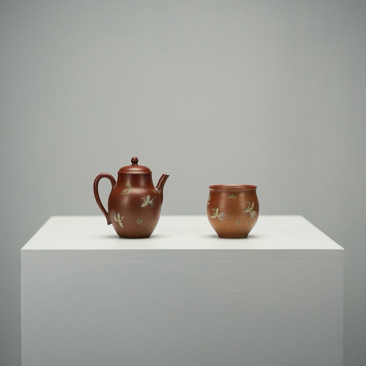 Fan Hua 80cc - Yixing Handmade Teapot - zycs_China