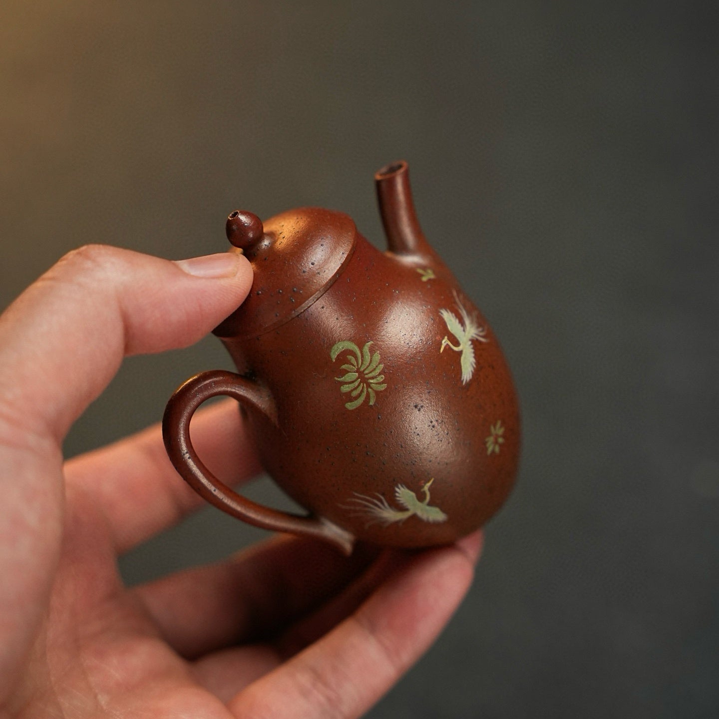 Fan Hua 80cc - Yixing Handmade Teapot - zycs_China