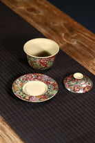 Fan Hua Si Jin 200cc - Yixing Handmade Gaiwan - zycs_China