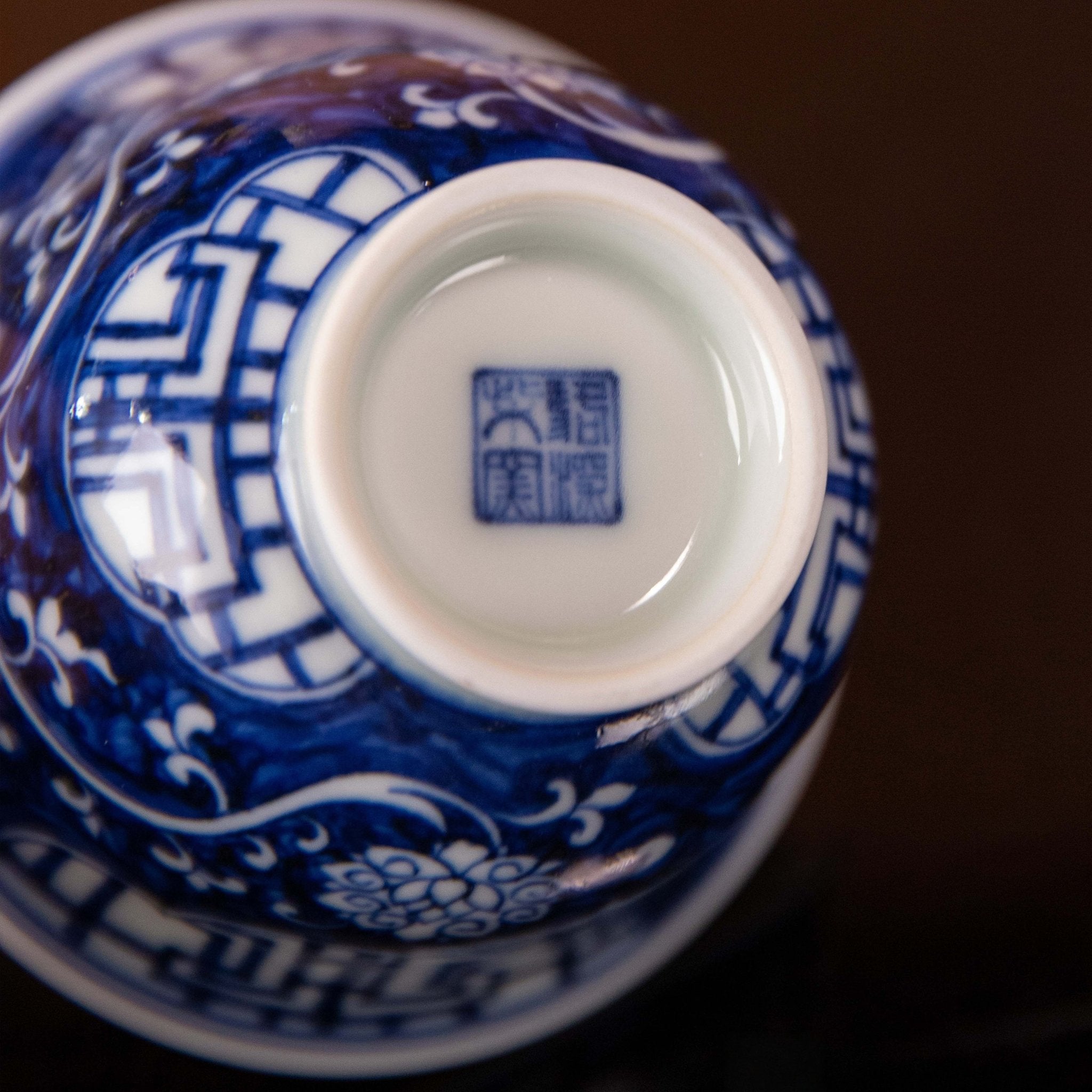 Fan Hua Si Jin 90cc - Jing De Zhen Porcelain Gaiwan - zycs_China