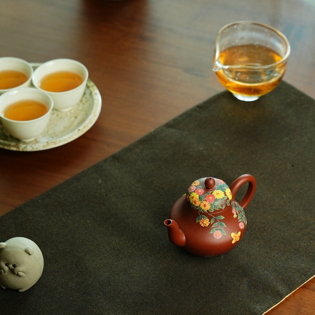 Fan Hua Si Ting 110cc - Yixing Handmade Teapot - zycs_China - tea - teapot