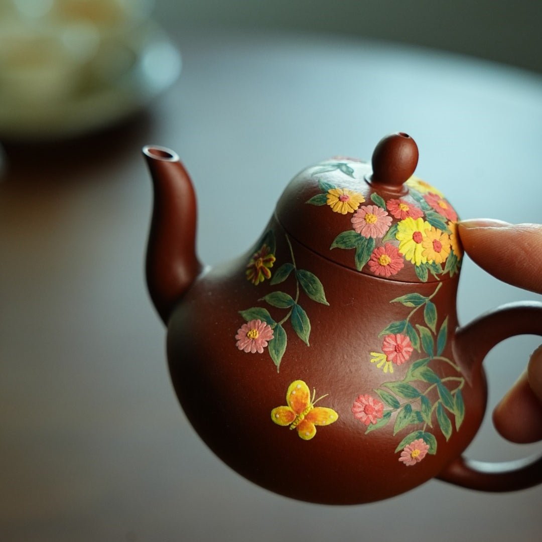 Fan Hua Si Ting 110cc - Yixing Handmade Teapot - zycs_China - tea - teapot