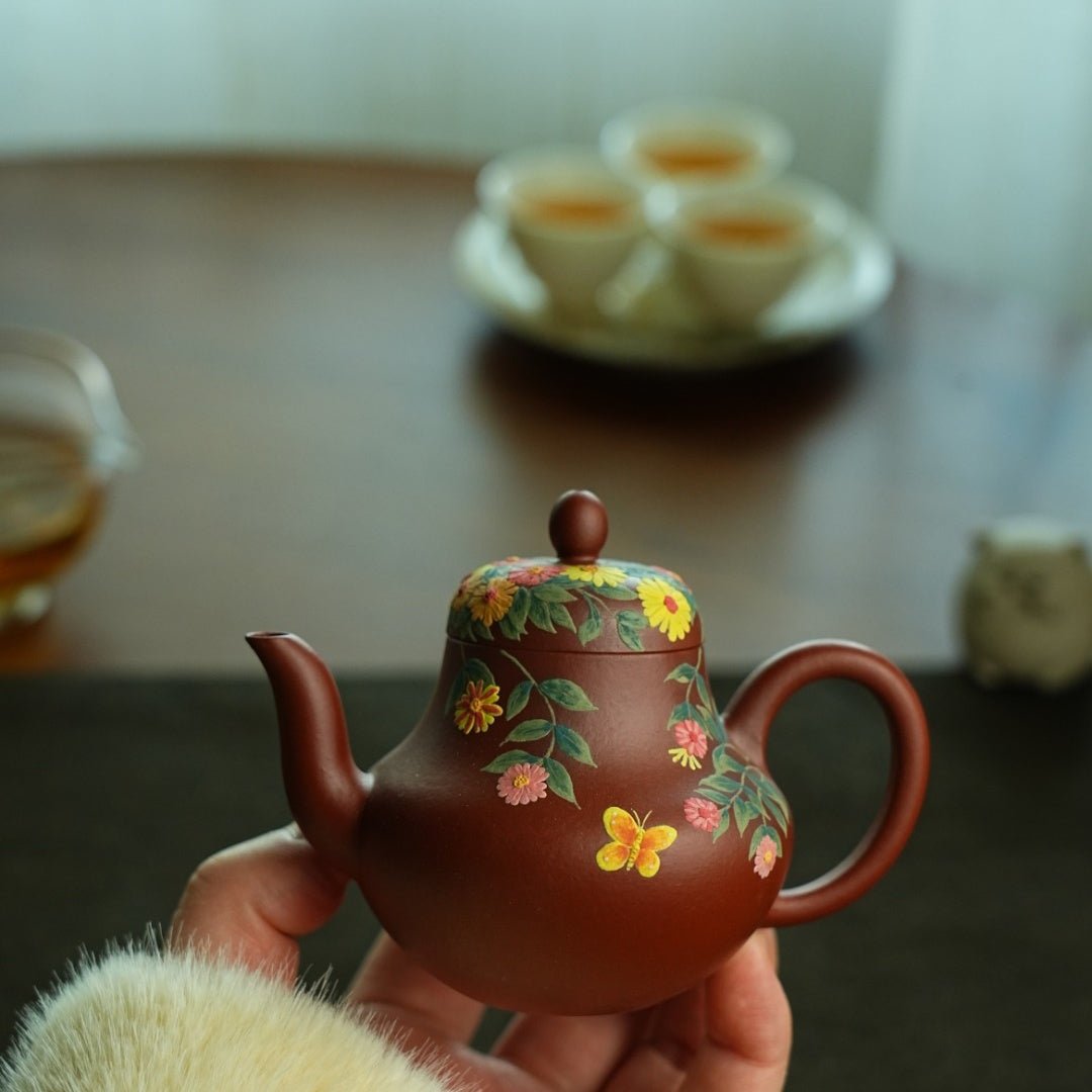 Fan Hua Si Ting 110cc - Yixing Handmade Teapot - zycs_China - tea - teapot