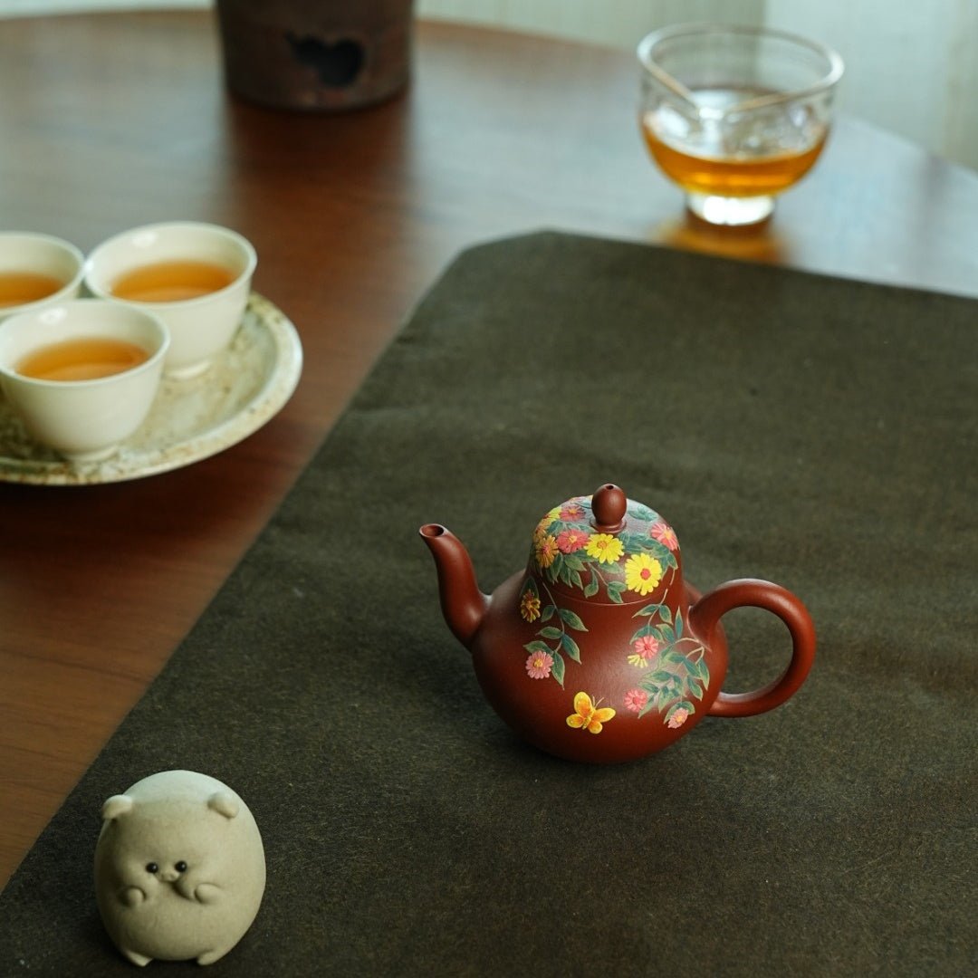 Fan Hua Si Ting 110cc - Yixing Handmade Teapot - zycs_China - tea - teapot