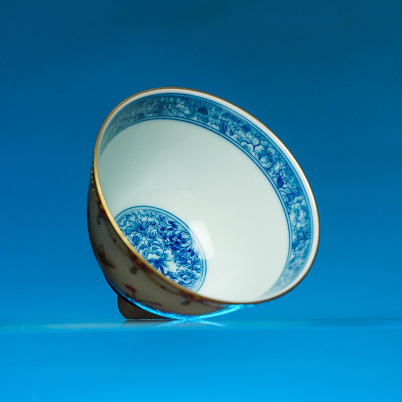 Fan Hua Ying Die 130cc - Jing De Zhen Porcelain Teapot - zycs_China