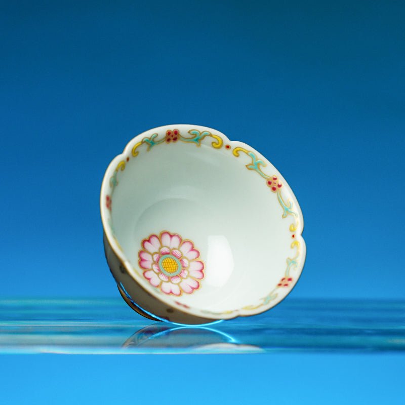 Fan Hua Ying Die 130cc - Jing De Zhen Porcelain Teapot - zycs_China