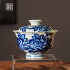 Fang Ming Yue Ji 150cc - Jing De Zhen Porcelain Gaiwan - zycs_China