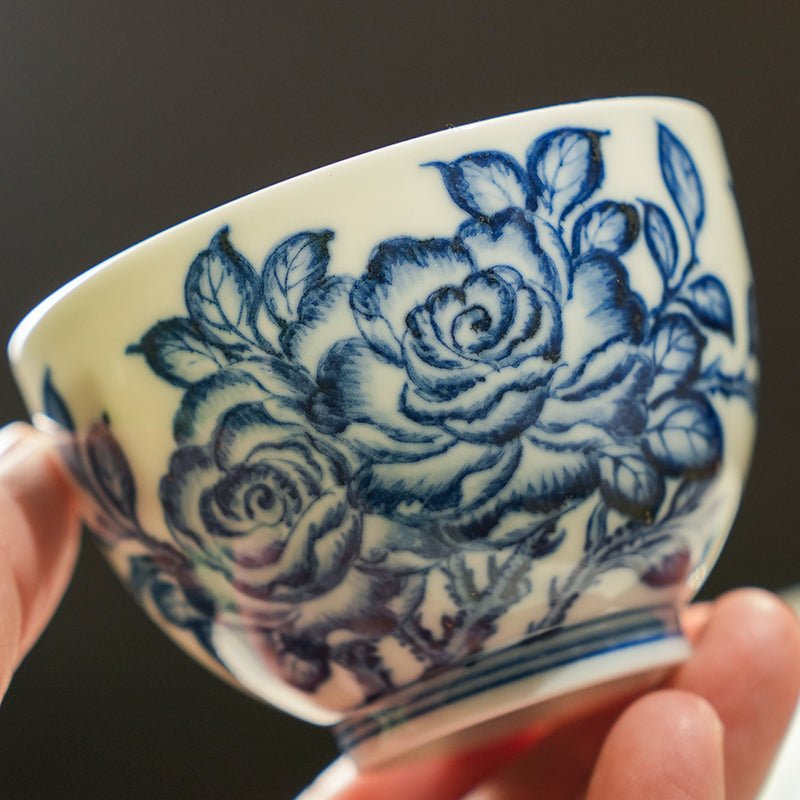 Fang Ming Yue Ji 150cc - Jing De Zhen Porcelain Gaiwan - zycs_China