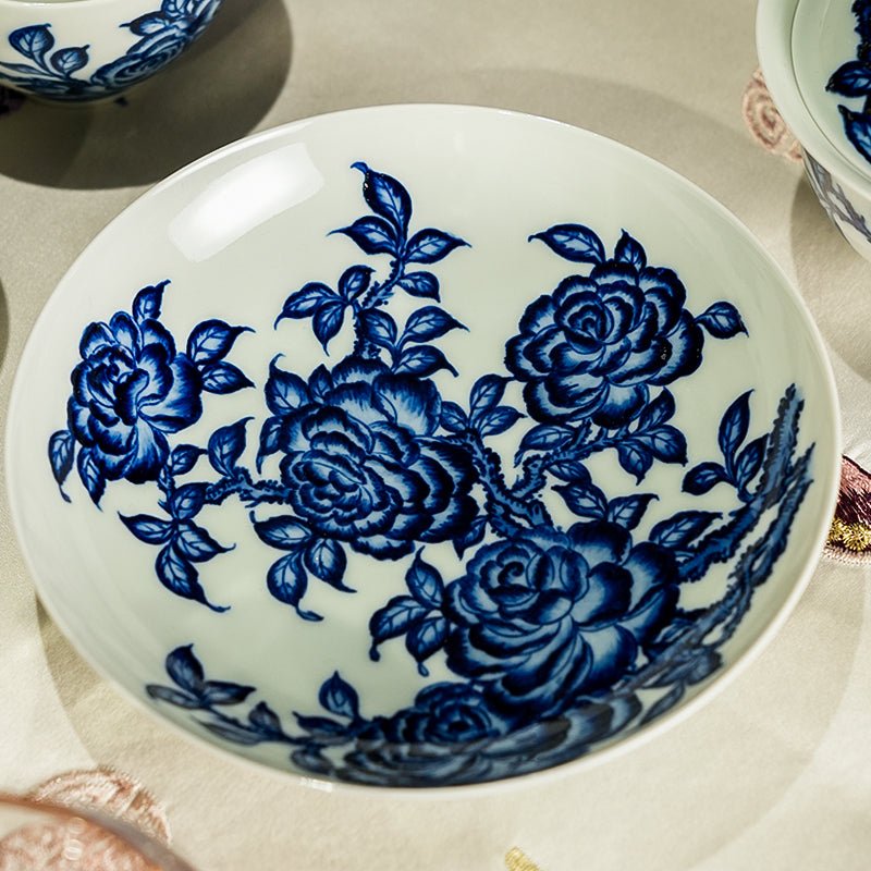 Fang Ming Yue Ji 150cc - Jing De Zhen Porcelain Gaiwan - zycs_China