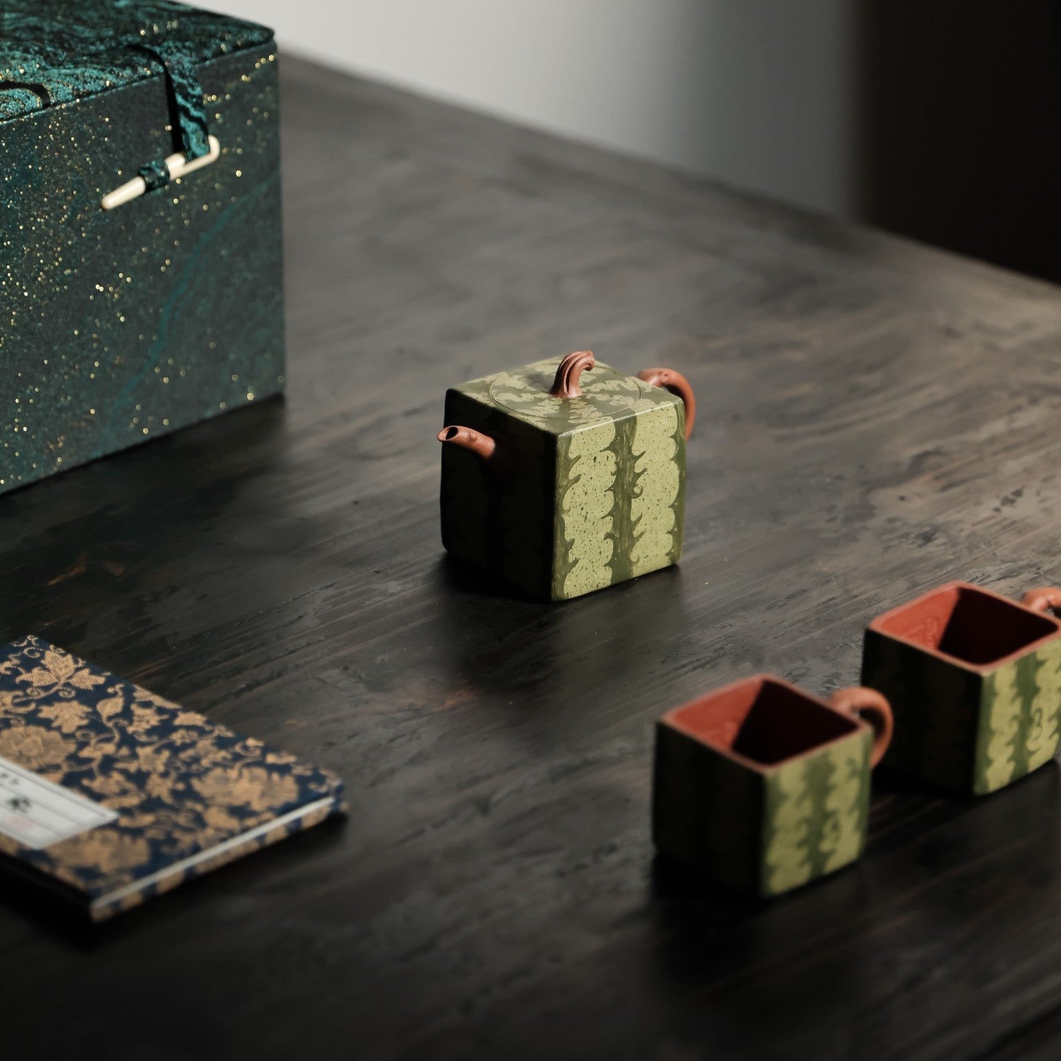 Fang Xi Gua Tao Zu 100cc - Yixing Handmade Teapot - zycs_China