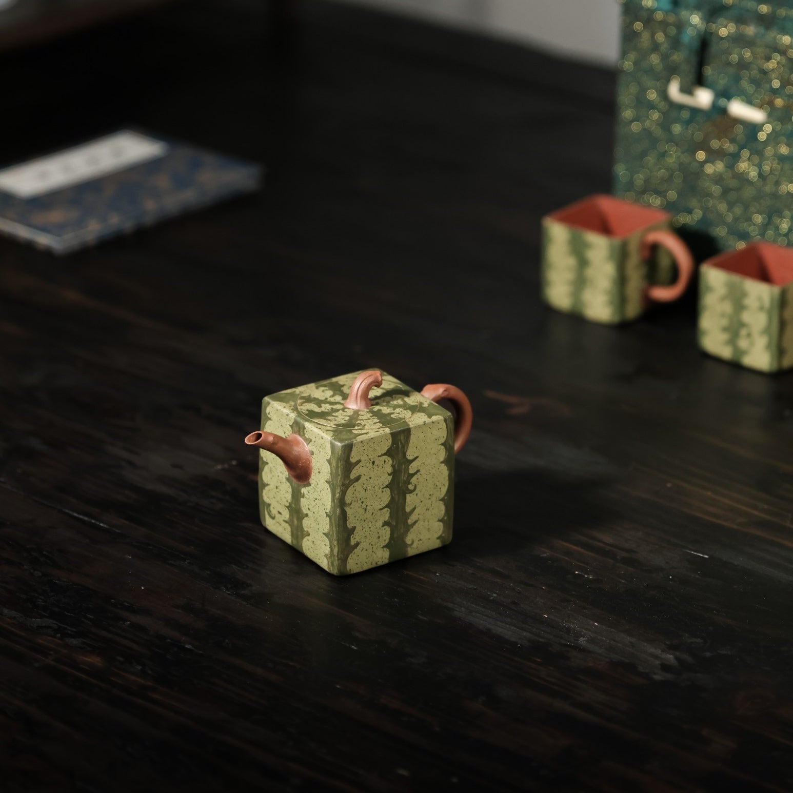 Fang Xi Gua Tao Zu 100cc - Yixing Handmade Teapot - zycs_China