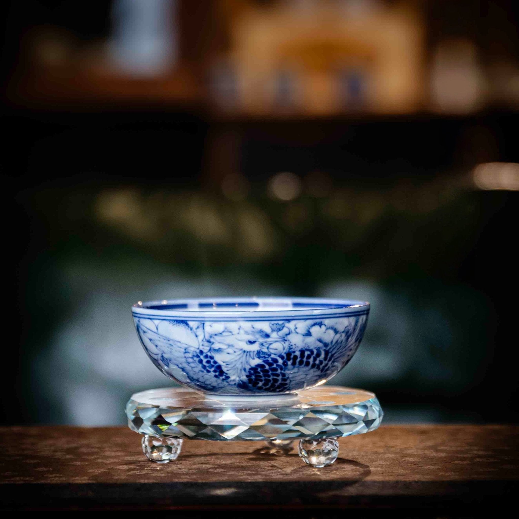 Feng Chuan Mu Dan 150cc - Jing De Zhen Porcelain Gaiwan - zycs_China