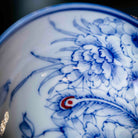 Feng Chuan Mu Dan 150cc - Jing De Zhen Porcelain Gaiwan - zycs_China