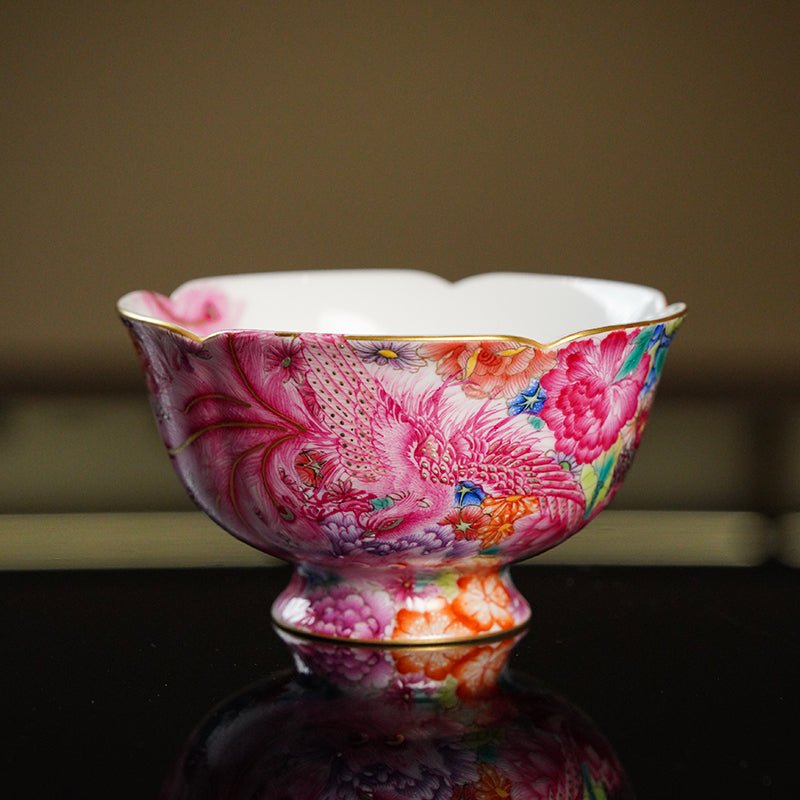 Feng Chuan Wan Hua 110cc - Jing De Zhen Porcelain Teacup - zycs_China