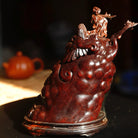 Feng Huang Lai Yi - Wood Sculpture - zycs_China