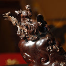 Feng Huang Lai Yi - Wood Sculpture - zycs_China
