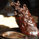 Feng Huang Lai Yi - Wood Sculpture - zycs_China