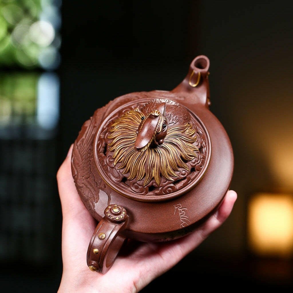 Feng Wu Jiu Tian 300cc - Yixing Handmade Teapot - zycs_China
