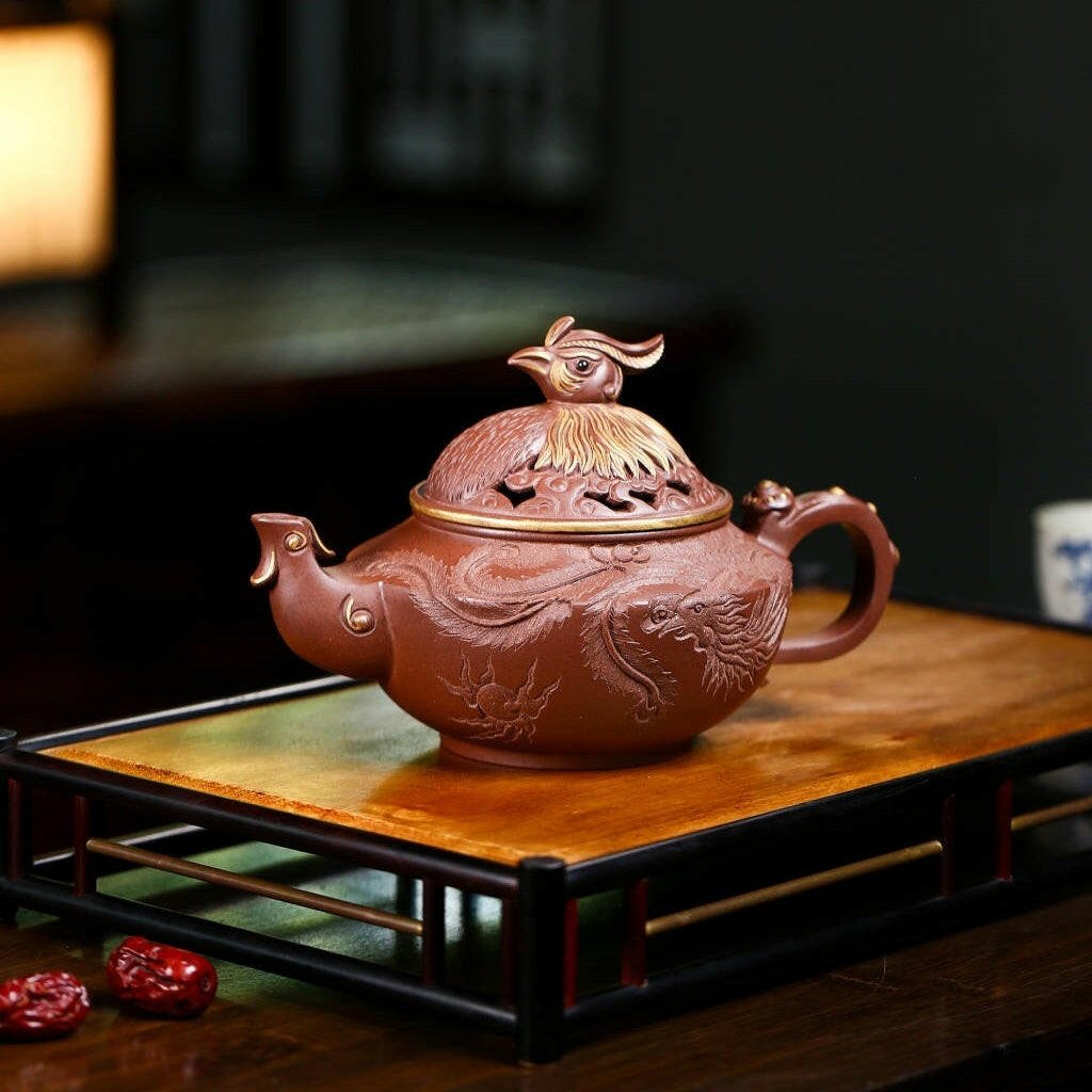 Feng Wu Jiu Tian 300cc - Yixing Handmade Teapot - zycs_China