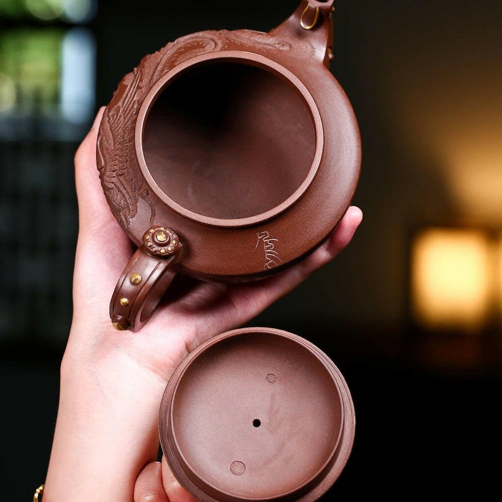 Feng Wu Jiu Tian 300cc - Yixing Handmade Teapot - zycs_China