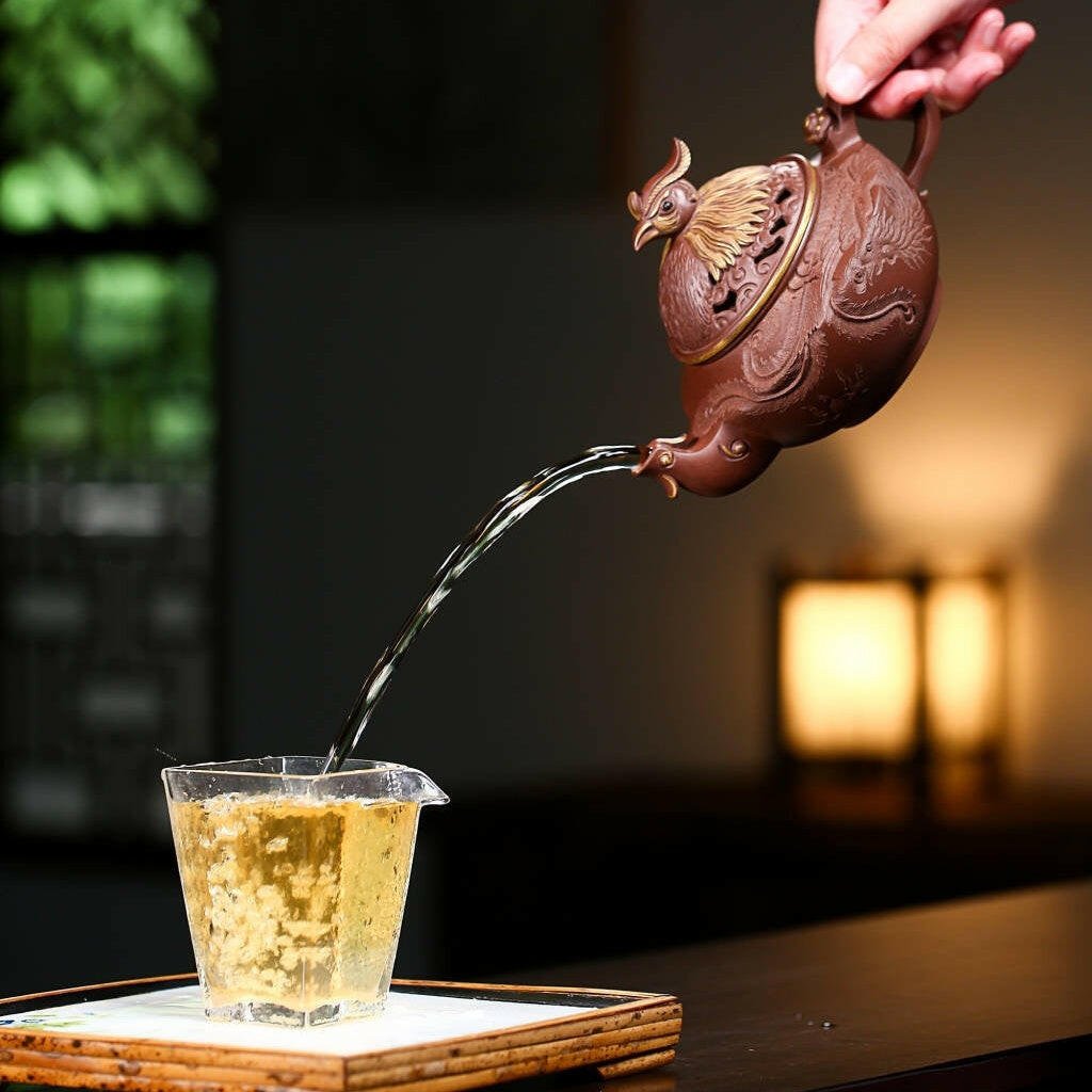 Feng Wu Jiu Tian 300cc - Yixing Handmade Teapot - zycs_China