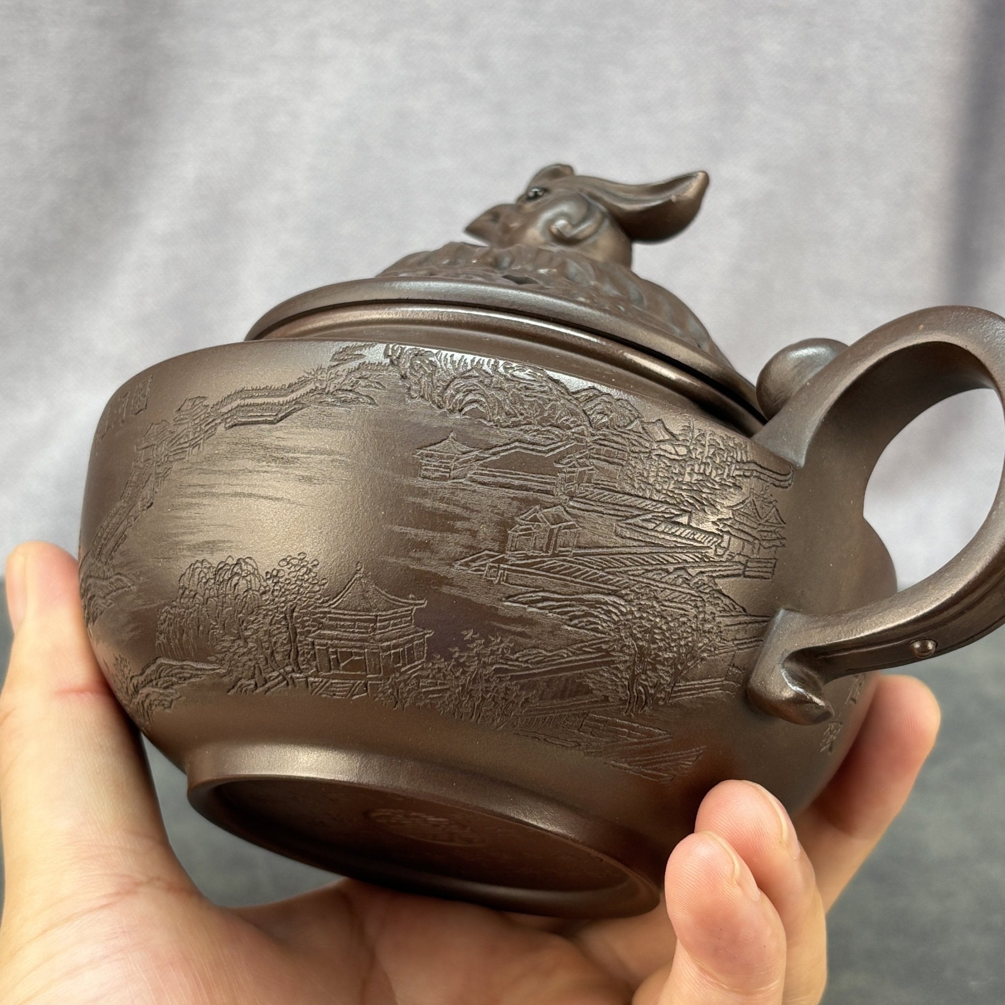 Feng Wu Jiu Tian 420cc - Yixing Handmade Teapot - zycs_China