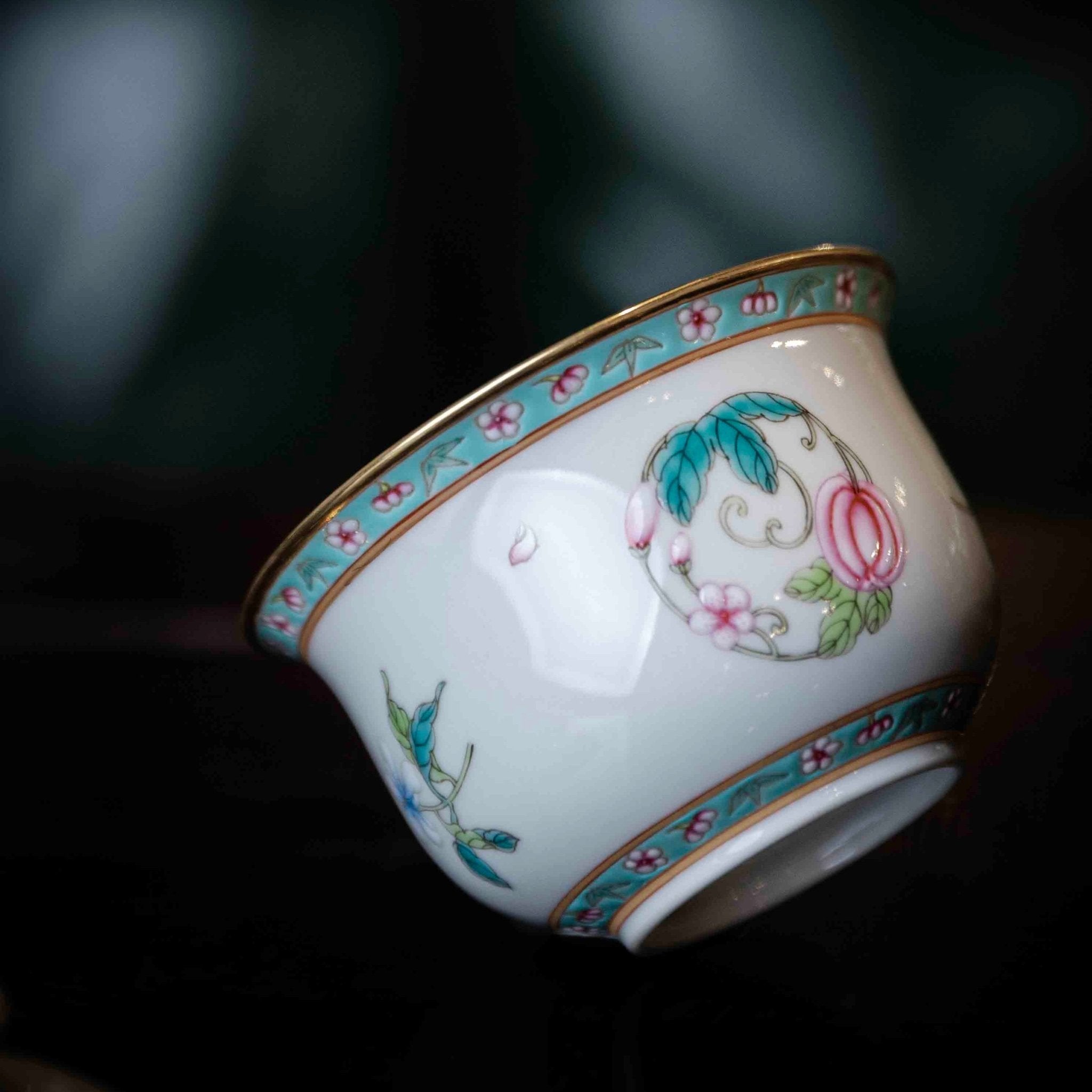 Fo Shou Gua 130cc - Jing De Zhen Porcelain Gaiwan - zycs_China