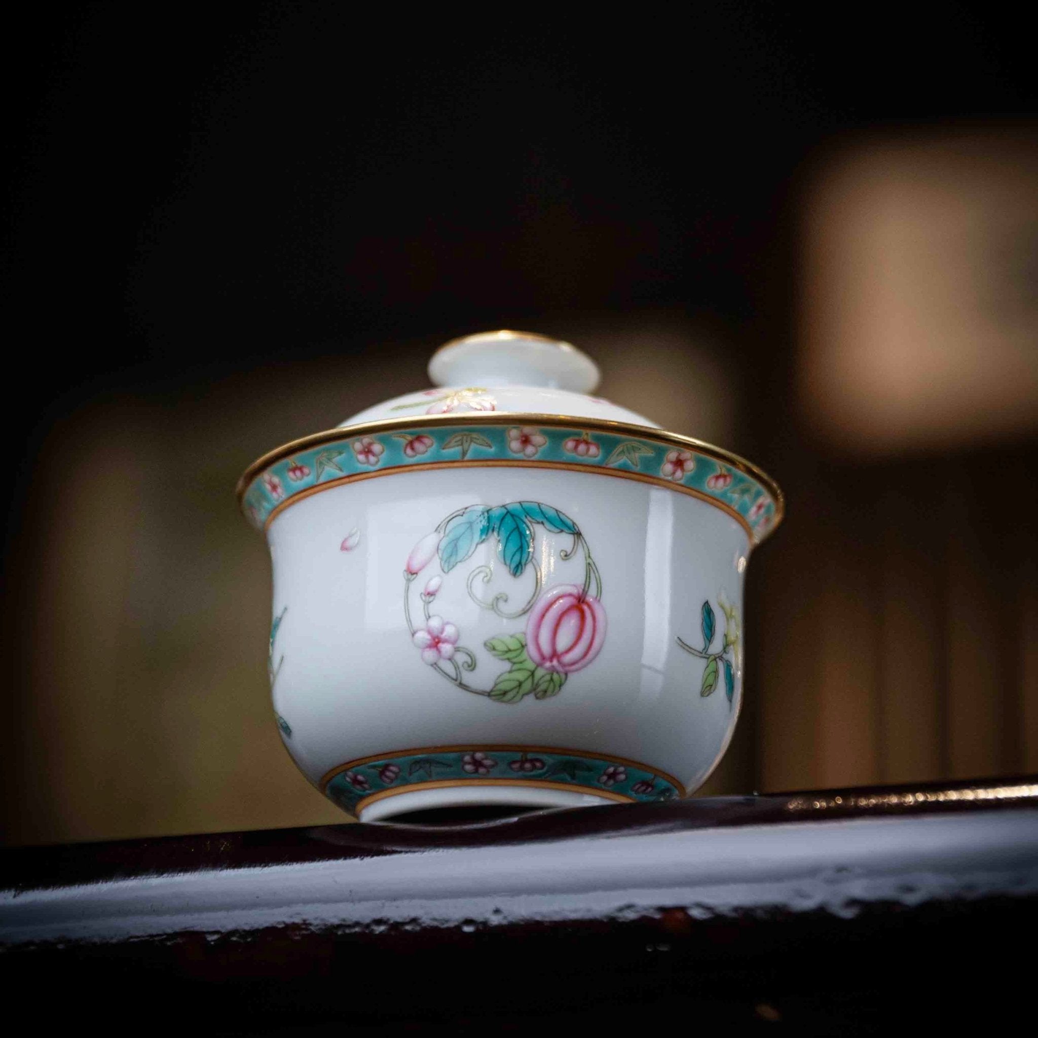 Fo Shou Gua 130cc - Jing De Zhen Porcelain Gaiwan - zycs_China
