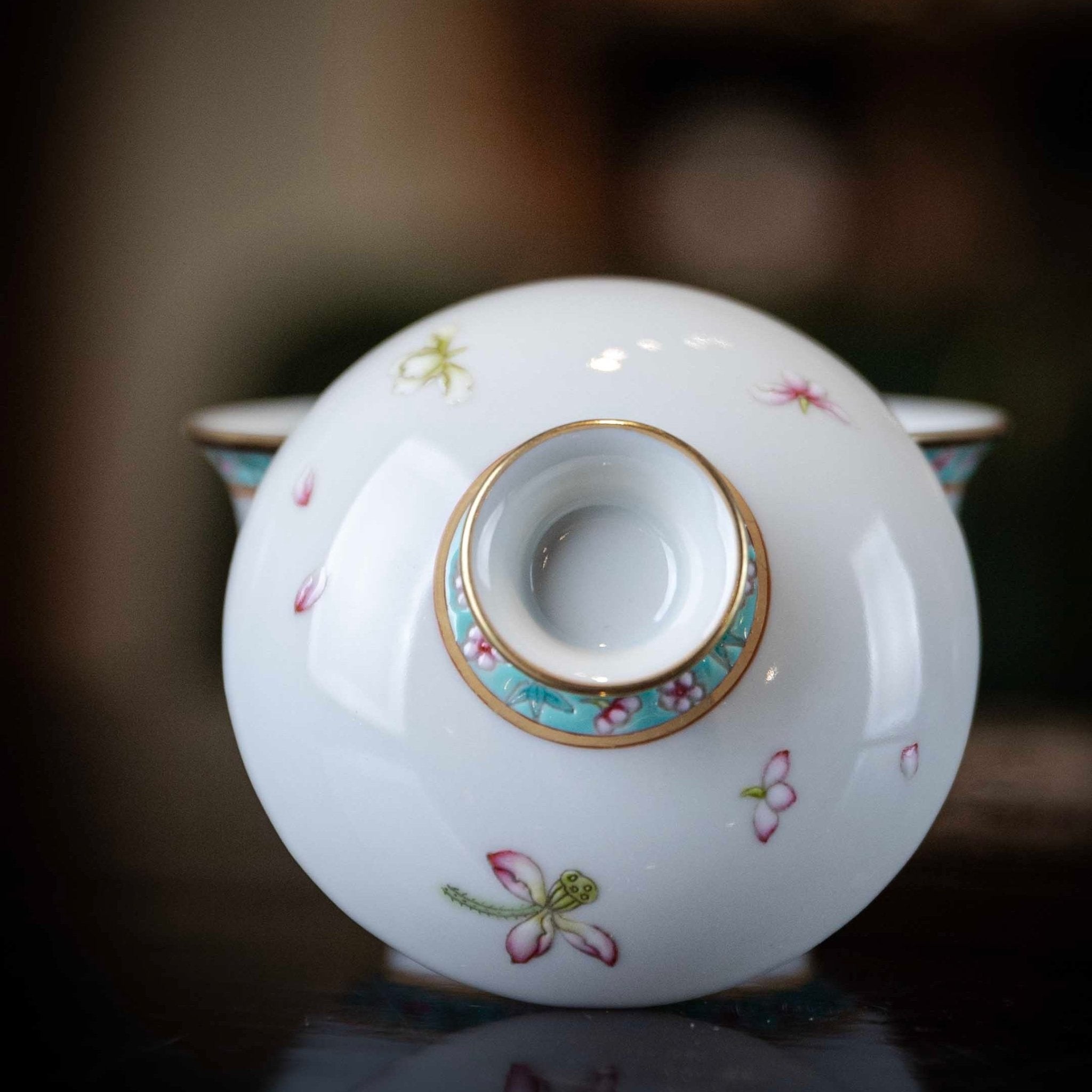 Fo Shou Gua 130cc - Jing De Zhen Porcelain Gaiwan - zycs_China