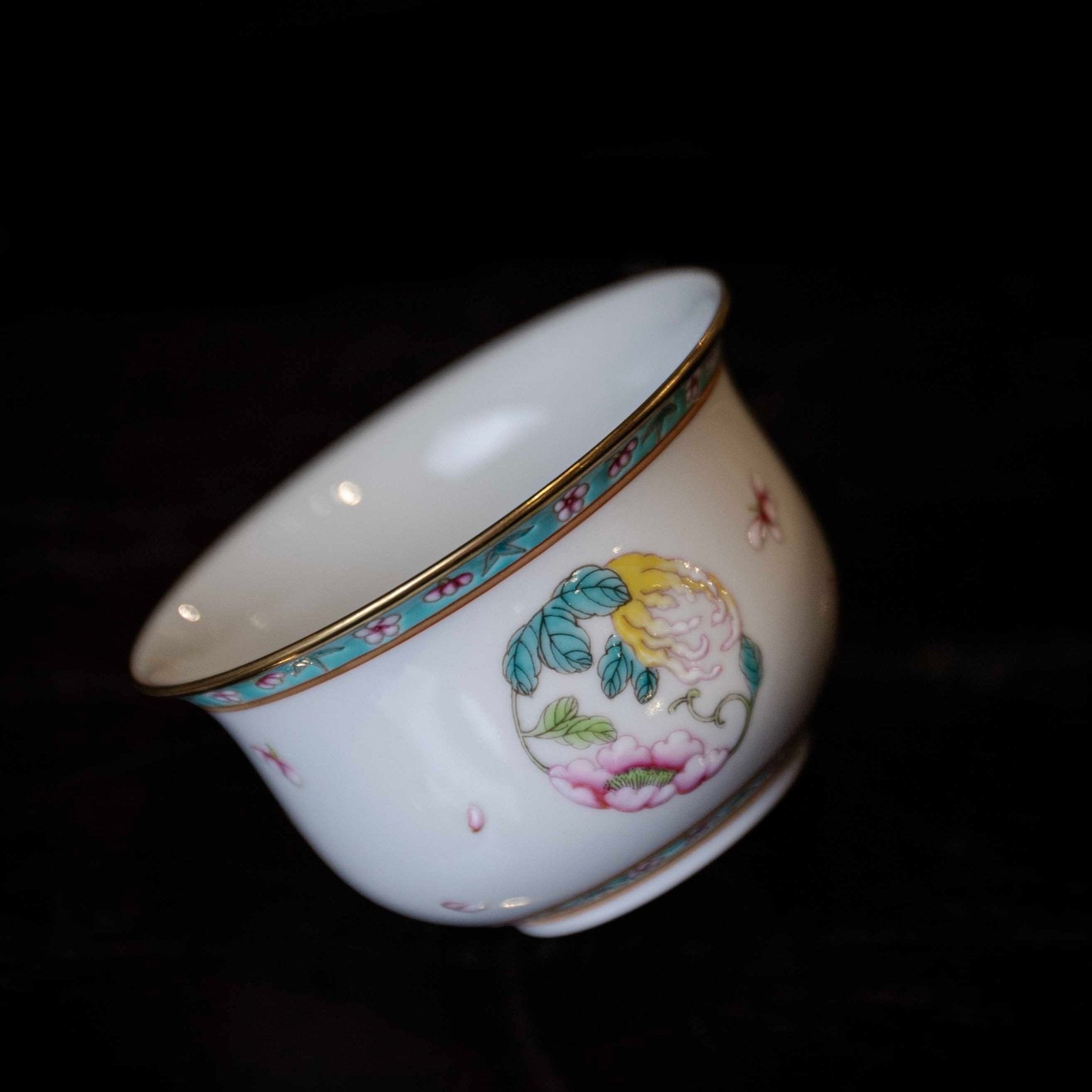 Fo Shou Gua 130cc - Jing De Zhen Porcelain Gaiwan - zycs_China