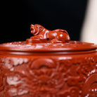 Fu Diao Han Wa 180cc - Yixing Handmade Teapot - zycs_China