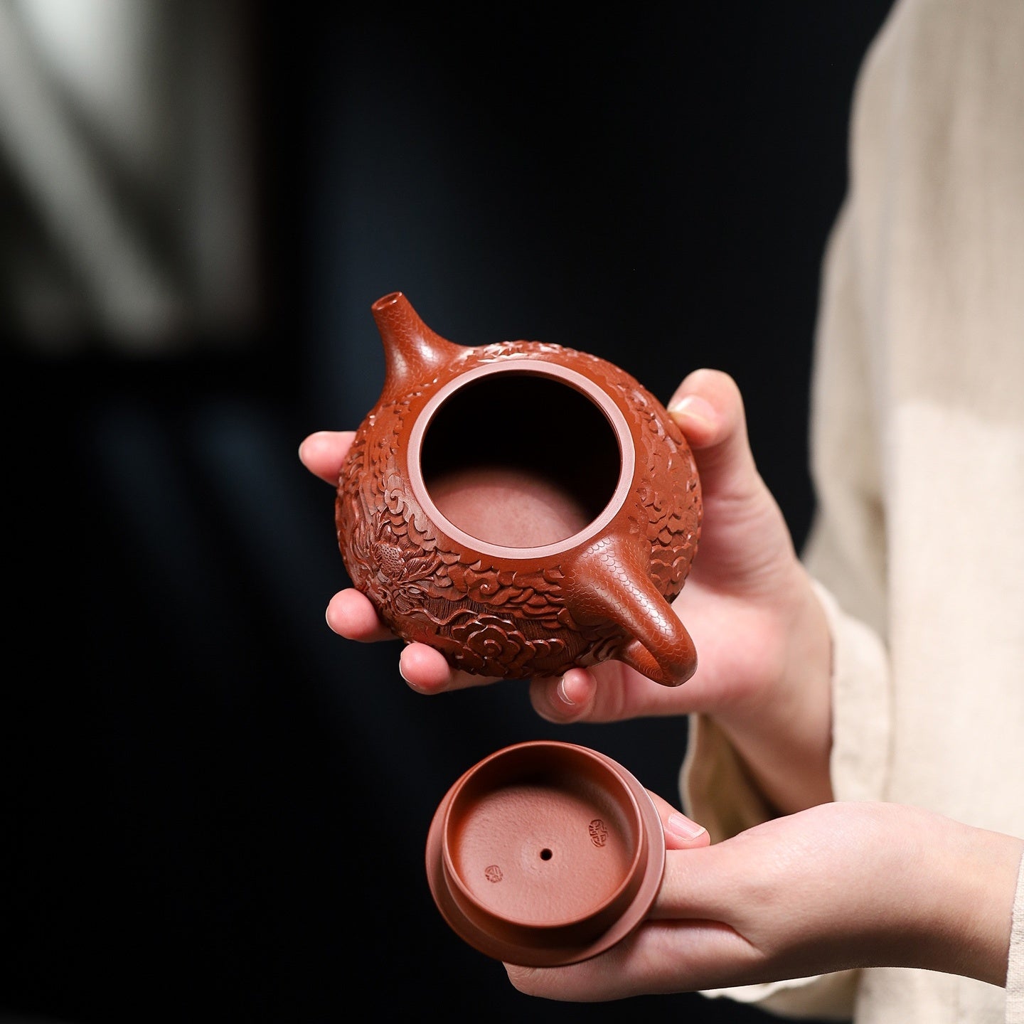 Fu Diao Shi Piao 190cc - Yixing Handmade Teapot - zycs_China