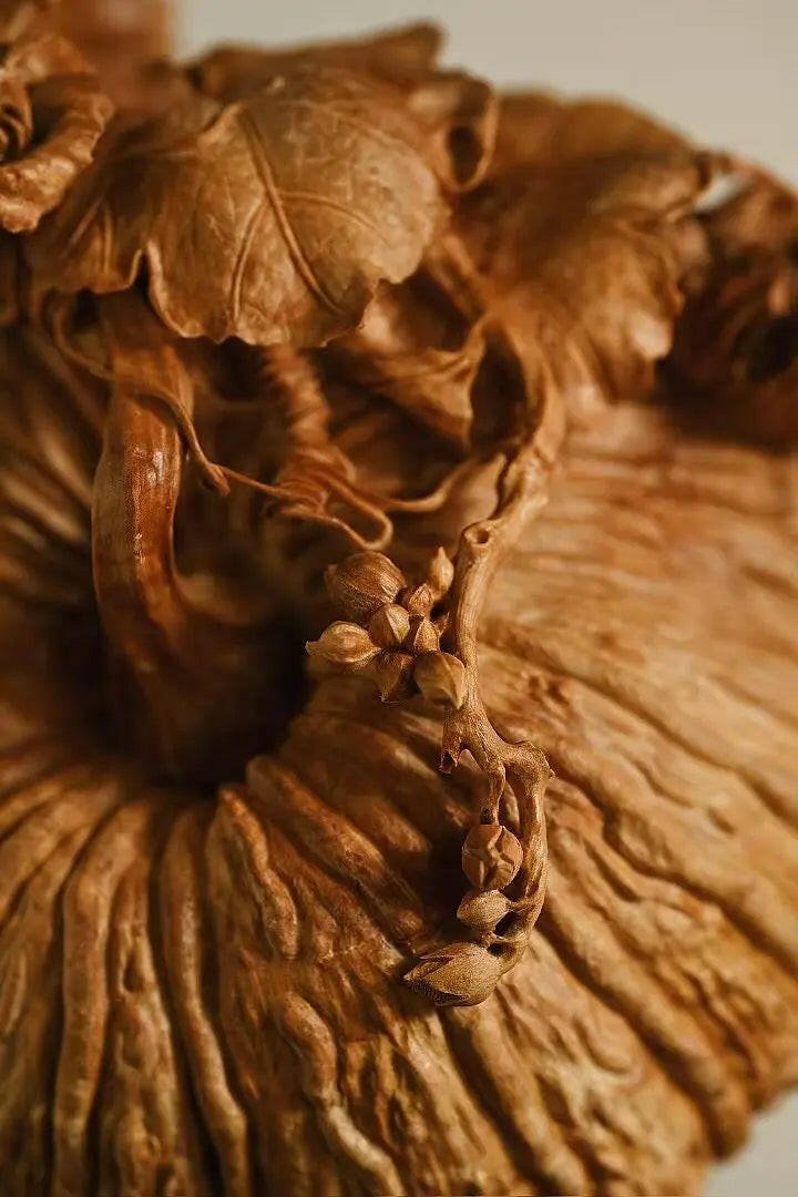 Fu Gua - Wood Sculpture - zycs_China