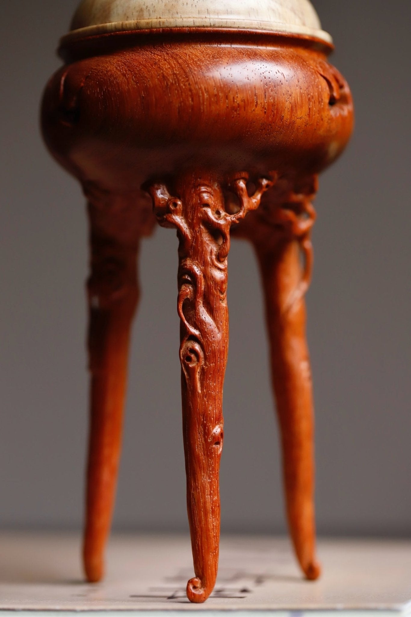 Fu Gui Mian Chang - Wood Sculpture - zycs_China