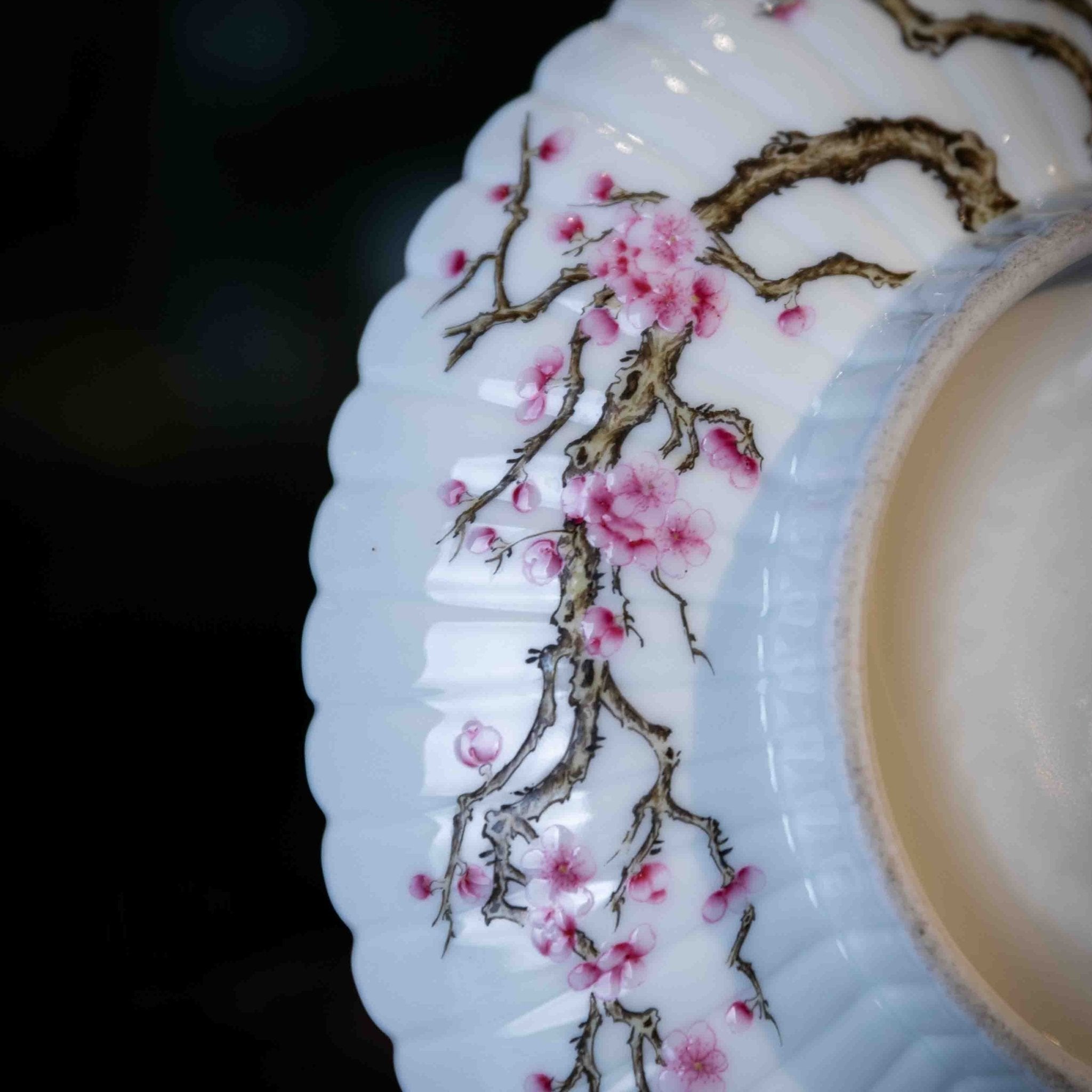 Fu Gui Tong Chun 200cc - Jing De Zhen Porcelain Gaiwan - zycs_China